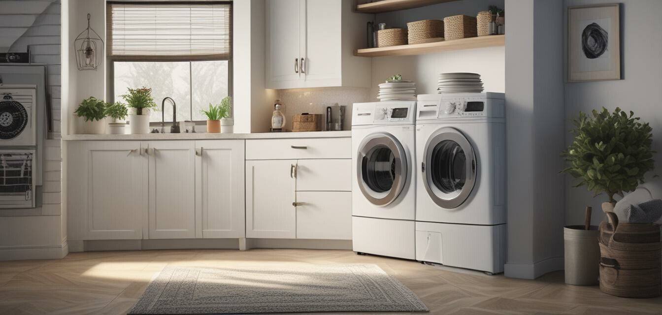 Washer Dryer Combo Unit in Small Space