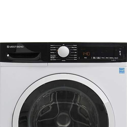 West Bend washing machine control panel with digital display